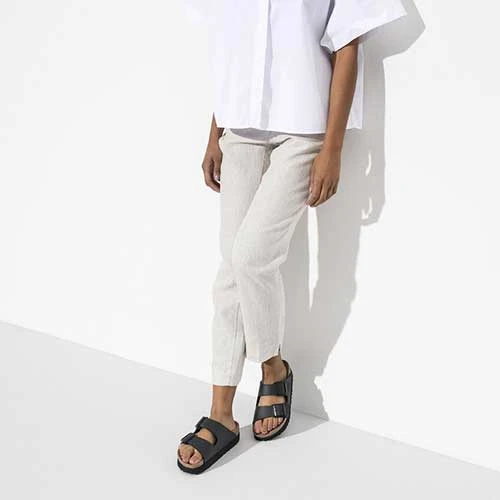 Birkenstock Arizona Platform Vegan - Birko Flor Black- Medium/Narrow - Image 3