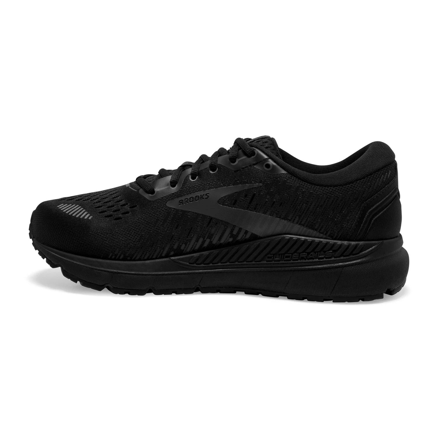 BROOKS Men's Addiction GTS 15 Running Shoe - Black/Black/Ebony - Extra Wide (4E) - Image 2