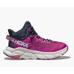Hoka Women's Trail Code GTX Hiking Boot - Beautyberry/Harbor Mist - Regular (B)