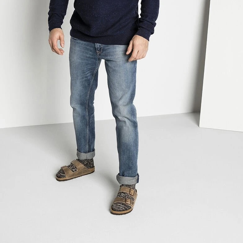 Birkenstock Arizona Cork Tobacco Brown Oiled Leather Sandal- Regular/Wide - Image 7