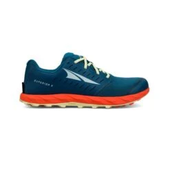 Altra Men's Superior 5 Trail Running Shoe - Blue/Lime - Regular (D)